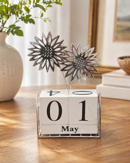 Sunflower Perpetual Block Calendar