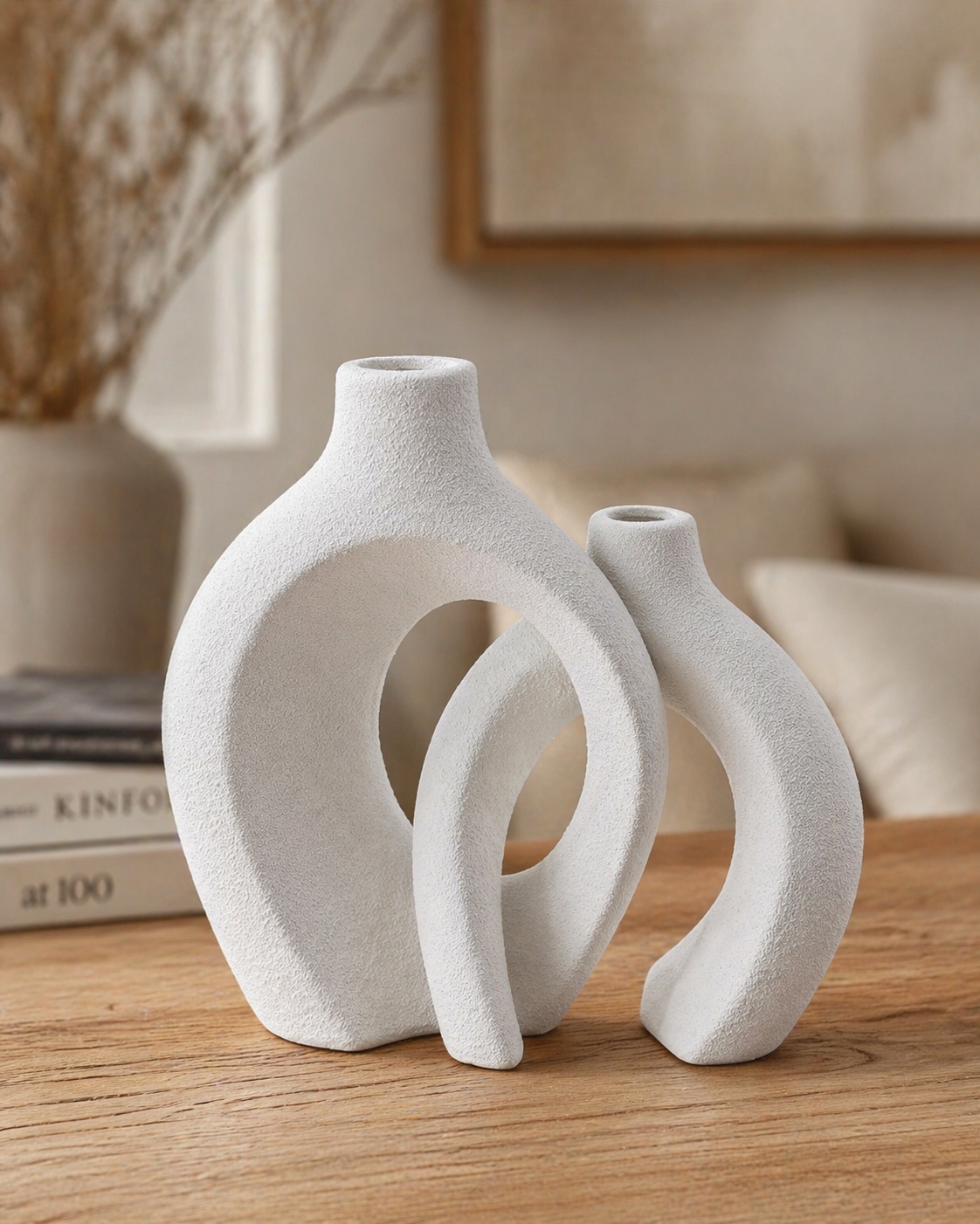 Nordic Arch Duo Vase Set – Set of 2