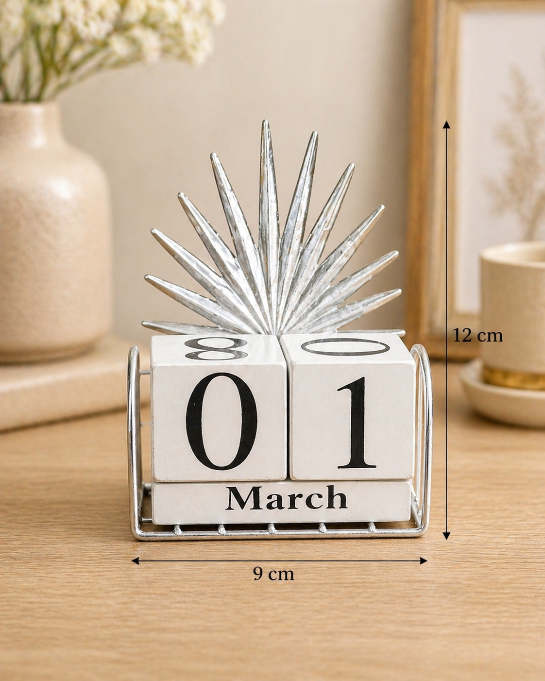 Starburst Perpetual Block Calendar