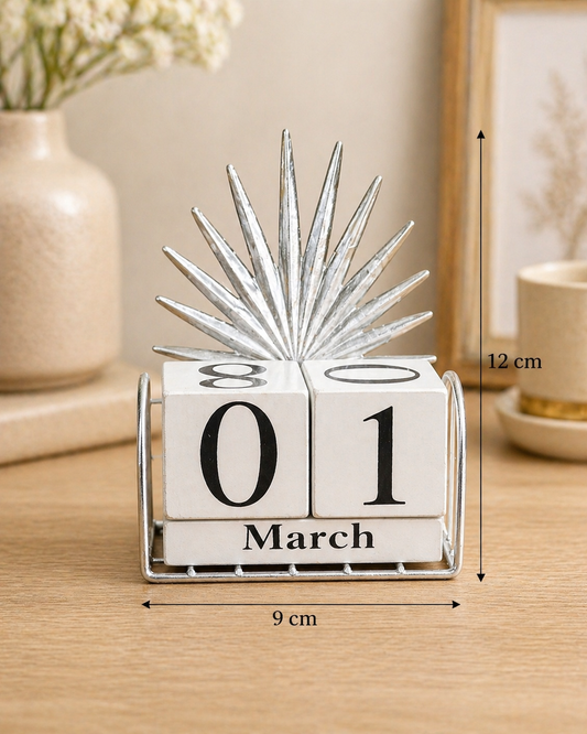 Starburst Perpetual Block Calendar