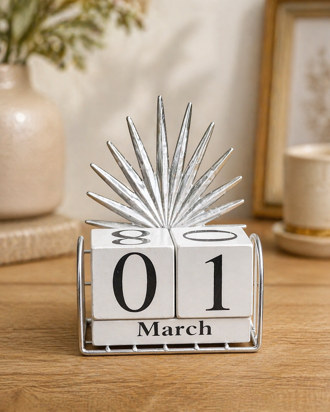 Starburst Perpetual Block Calendar