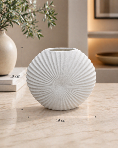 Sunray Disc Vase