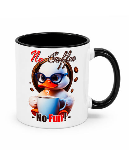 "No Coffee, No Fun!" Ceramic Mug