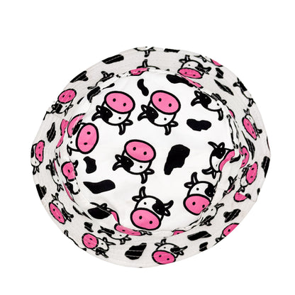 Multicolor Cow Bucket Hat
