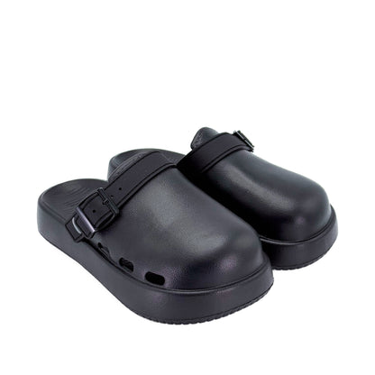 Clog Sandal Thick-Soled Lab Slipper Clogs Black
