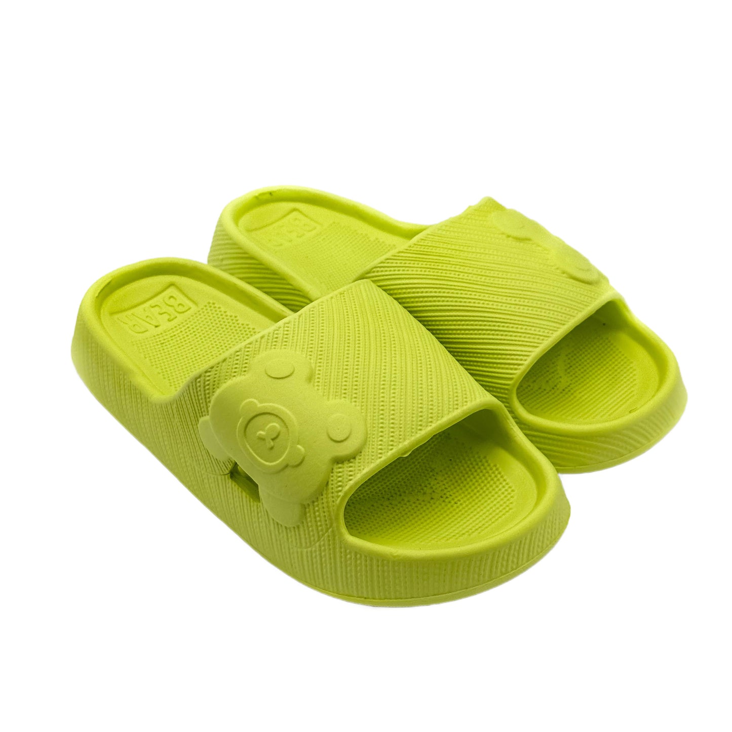 Slippers Summer Home Indoor Bathroom Anti-slip Slippers EVA Thick Bottom Soft Slippers Cute Cartoon Pattern Green