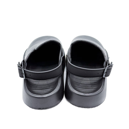 Clog Sandal Thick-Soled Lab Slipper Clogs Black