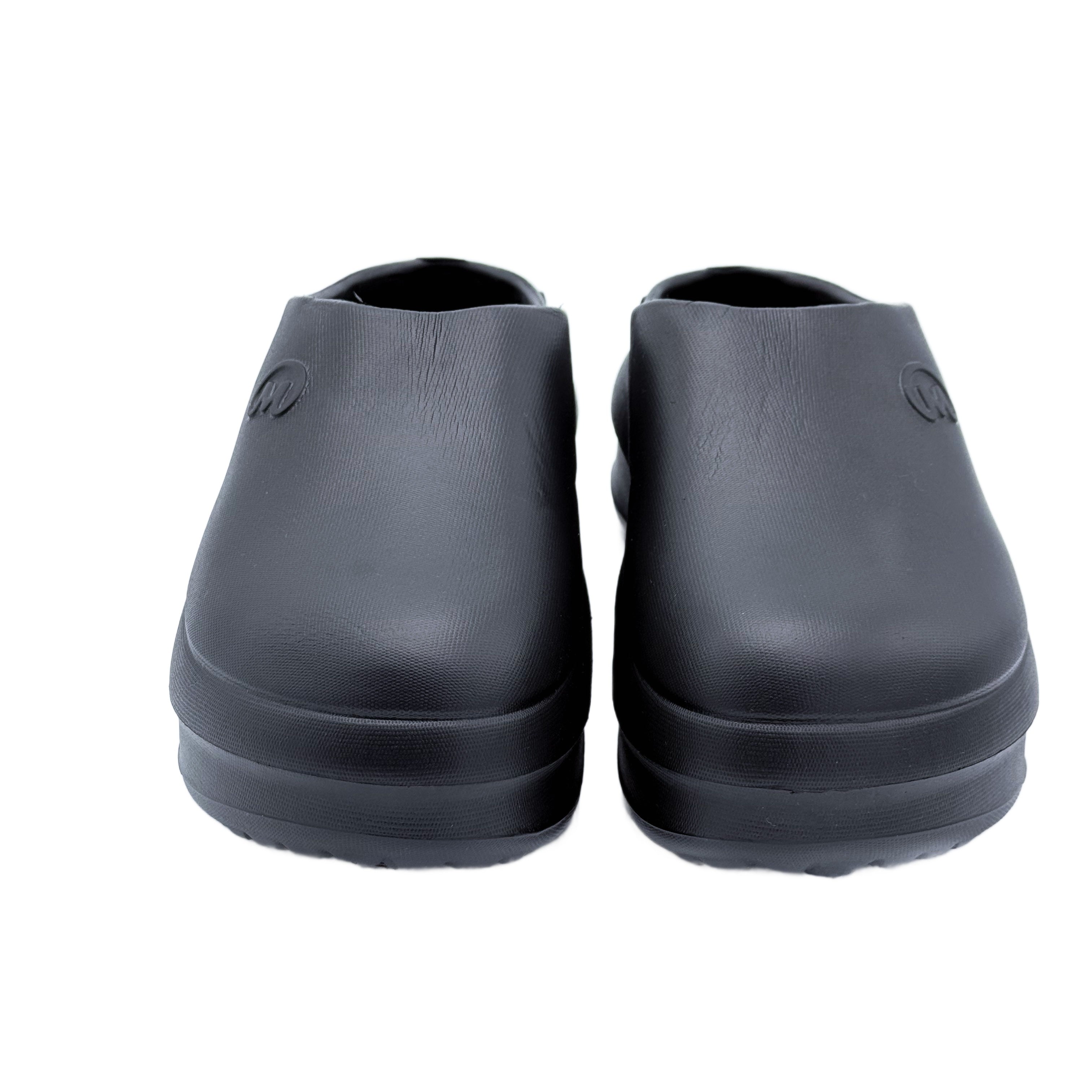Black Thick sole Comfort Crocs