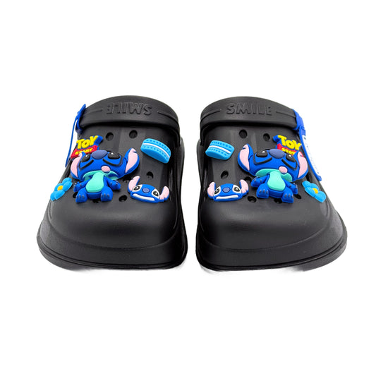 Stitch Slipper Black