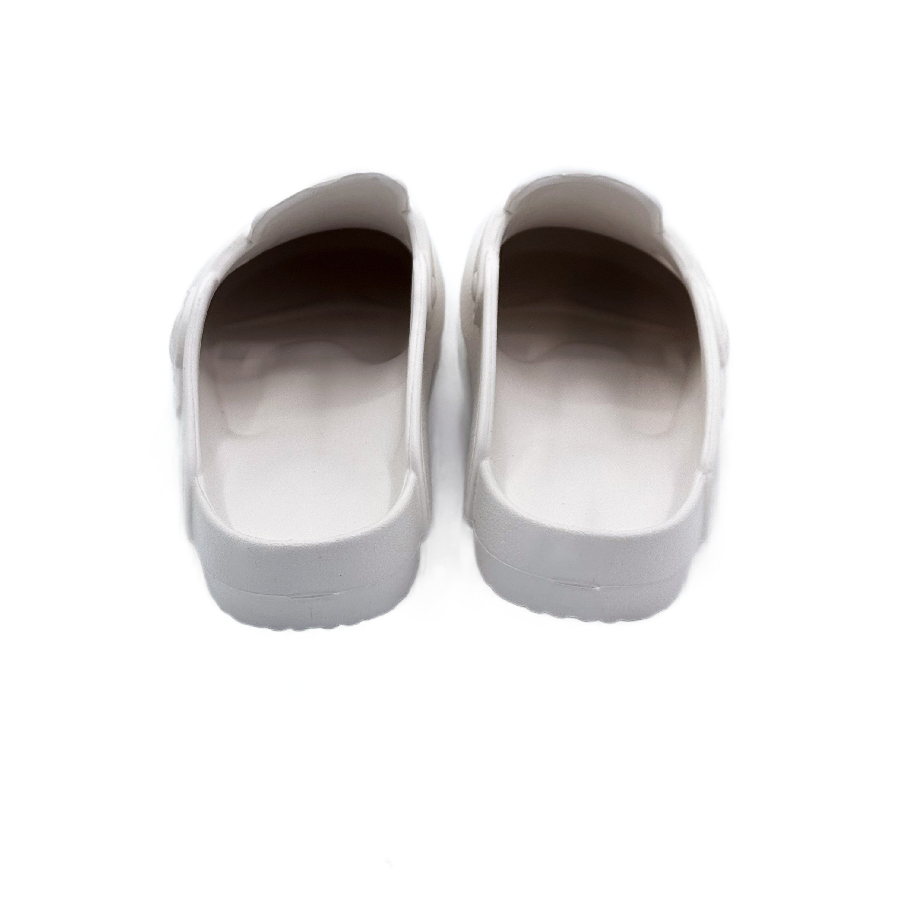 Summer Shoes for Men Lightweight Sandals Closed-toe Slippers for Men Buckle-trap Clogs White