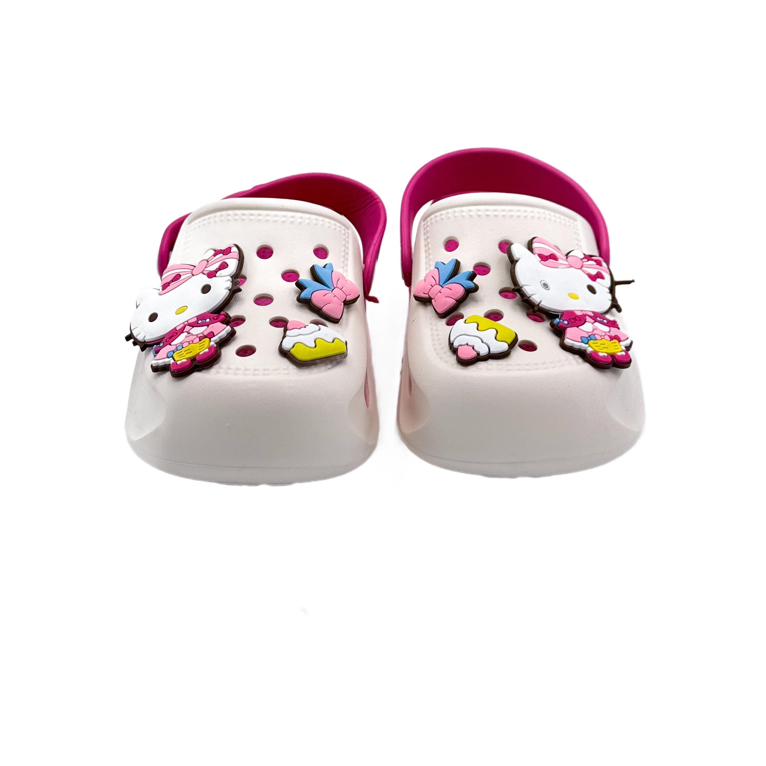 Hello Kitty Crocs Slipper White & Pink