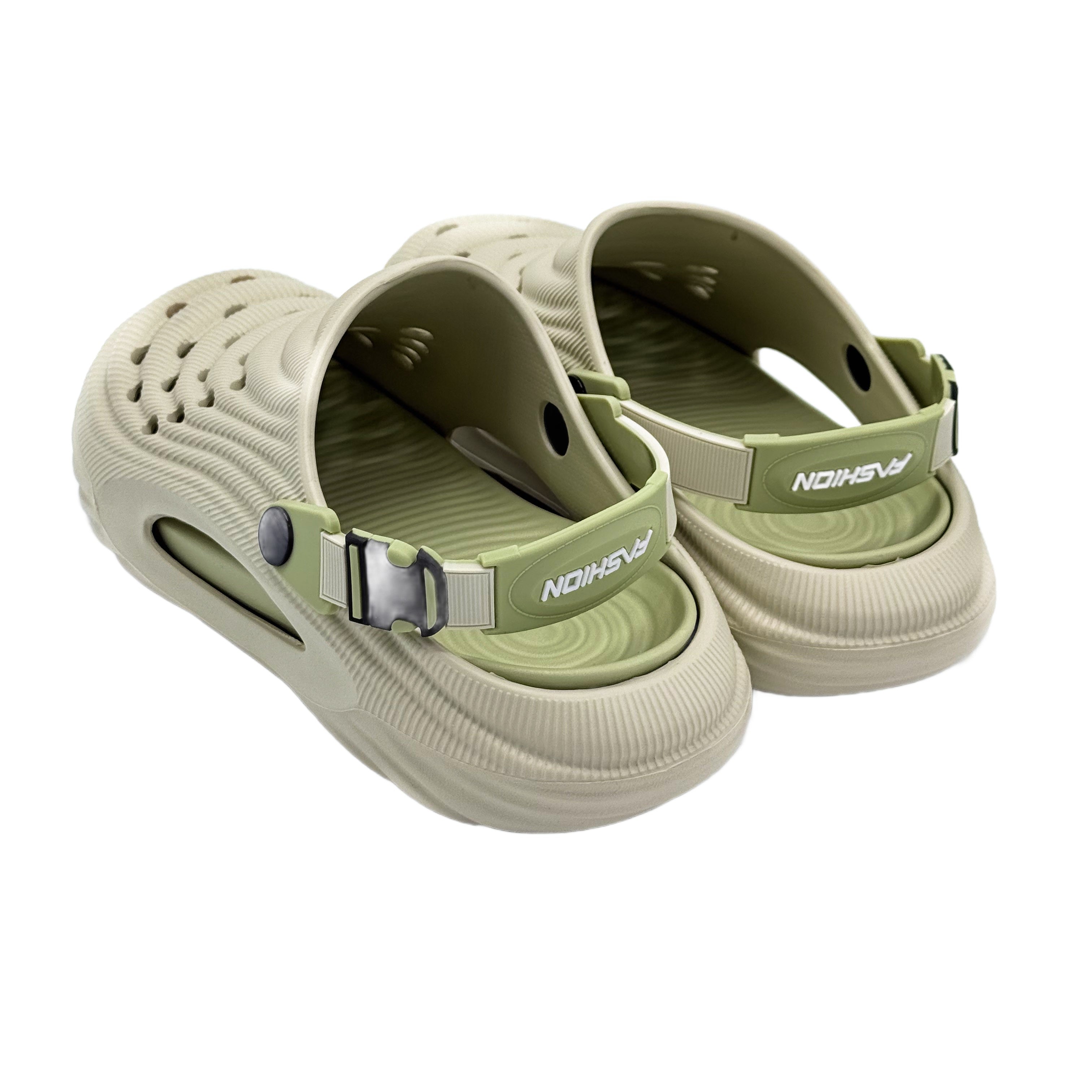 Slipper with Holes Gray