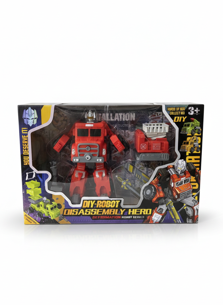 DIY-Robot Disassembly Hero: Deformation Robot Series