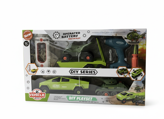 DIY Series: Battery-Operated Multi-Vehicle Take-Apart Playset
