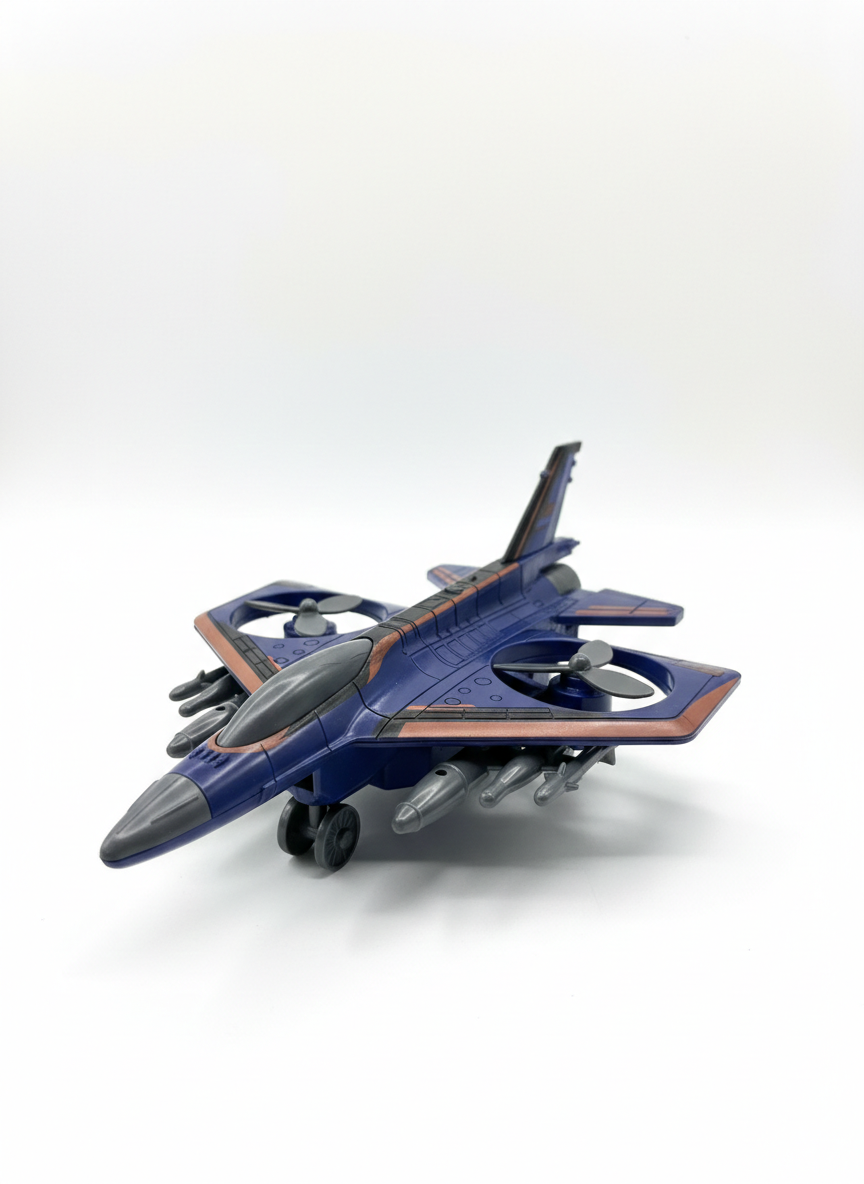 Sky Guardian: 2-in-1 Tactical Stealth Fighter Toy