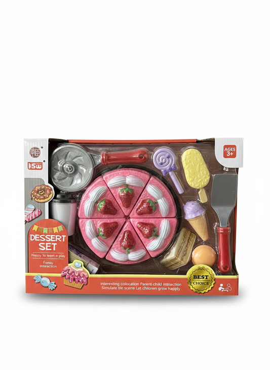 Sweet Treats Dessert Play Food Set – 15+ Piece Pretend Play Kit