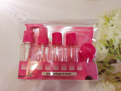 Travel organizer -pack of 7pcs Set for  Shampoo Conditioner Lotion Body and Hand wash