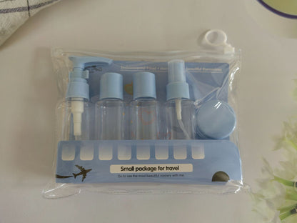 Travel organizer -pack of 7pcs Set for  Shampoo Conditioner Lotion Body and Hand wash