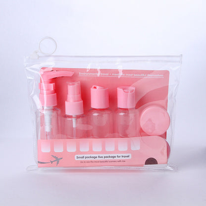 Travel organizer -pack of 7pcs Set for  Shampoo Conditioner Lotion Body and Hand wash