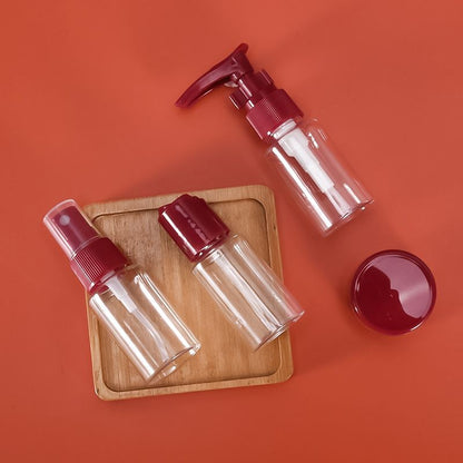 Travel organizer -pack of 6pcs Set for  Shampoo Conditioner Lotion Body and Hand wash