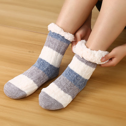 women winter cheerfully colors knitted  socks🧦❄️