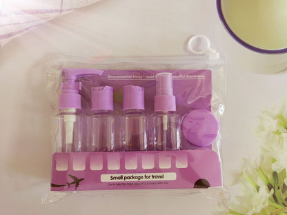 Travel organizer -pack of 7pcs Set for  Shampoo Conditioner Lotion Body and Hand wash