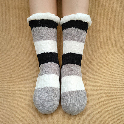 women winter cheerfully colors knitted  socks🧦❄️