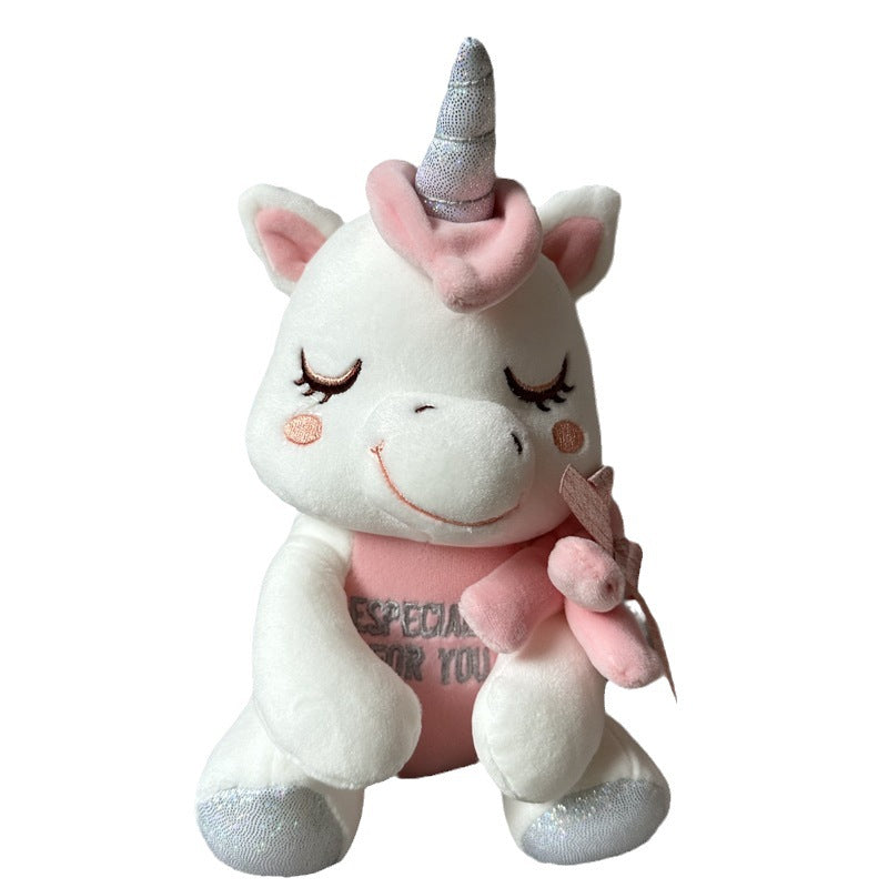 Unicorn Cute PLUSH TOY CUTE THROW  STUFFED ANIMAL