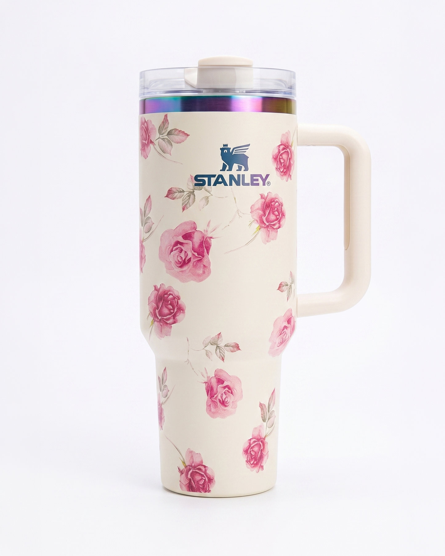 Cream Vintage Rose - Stanley Thermal Mug