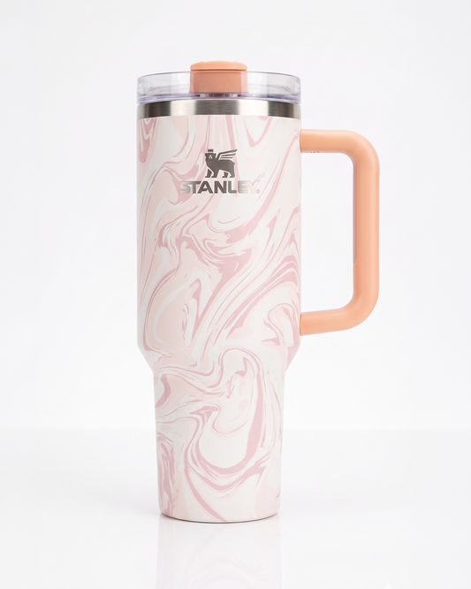 Pink Marble Swirl - Stanley Thermal Mug