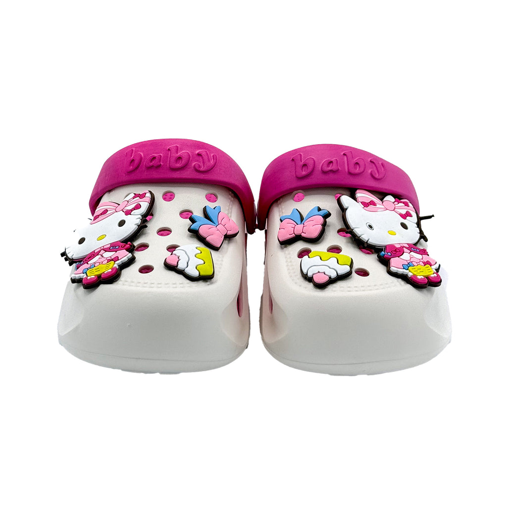 Hello Kitty Crocs Slipper White & Pink