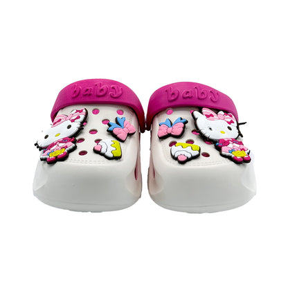Hello Kitty Crocs Slipper White & Pink