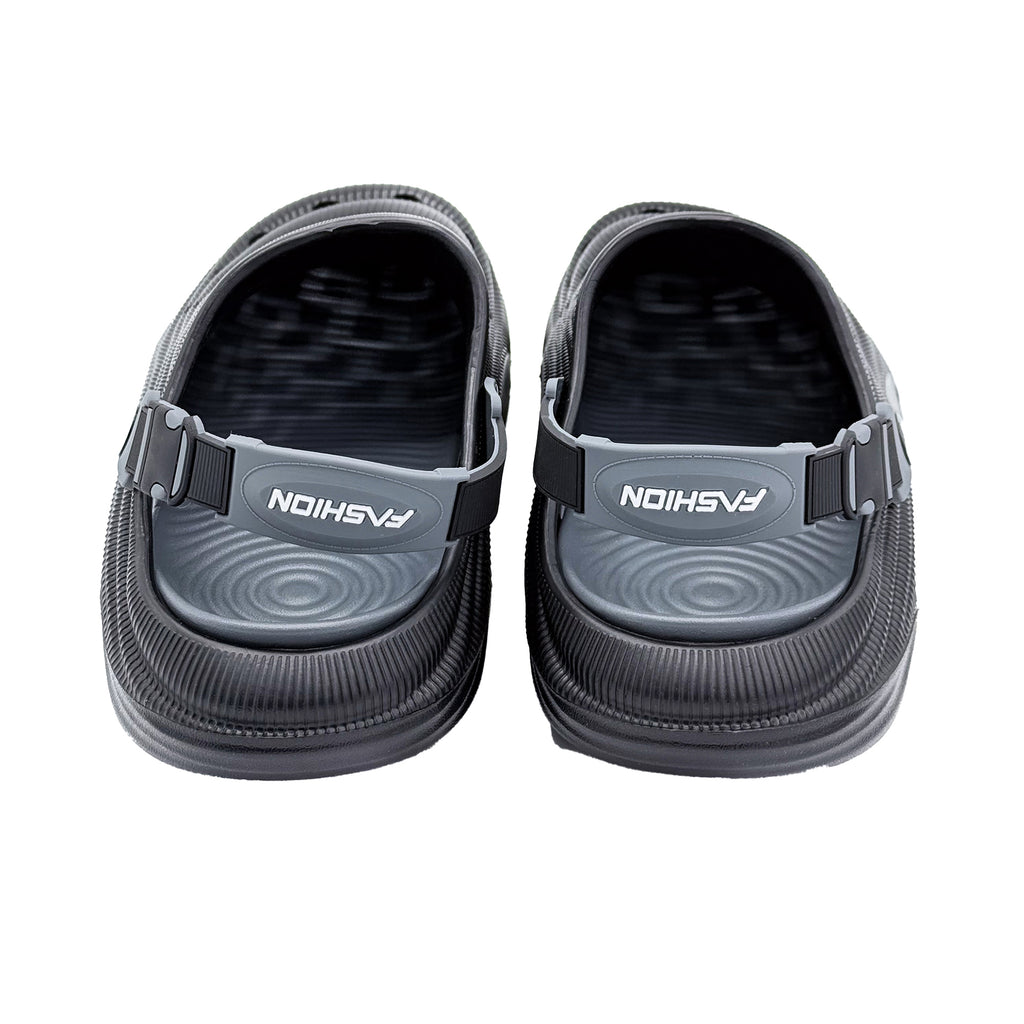 Slipper with Holes Black
