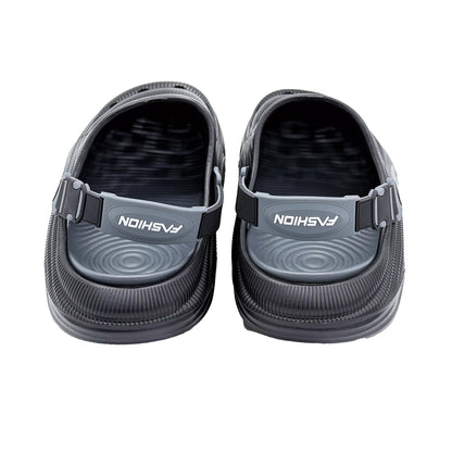 Slipper with Holes Black