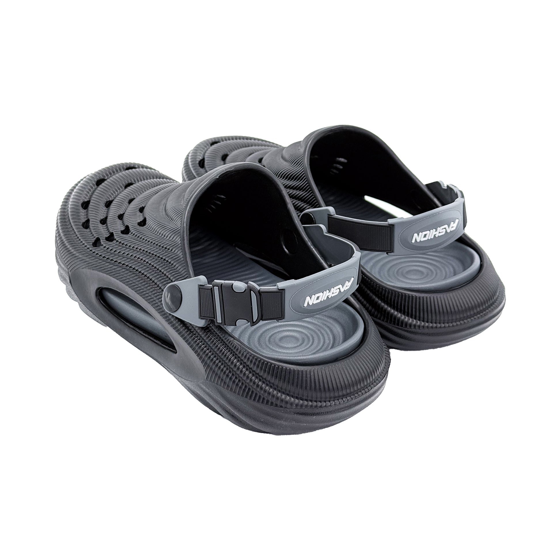 Slipper with Holes Black