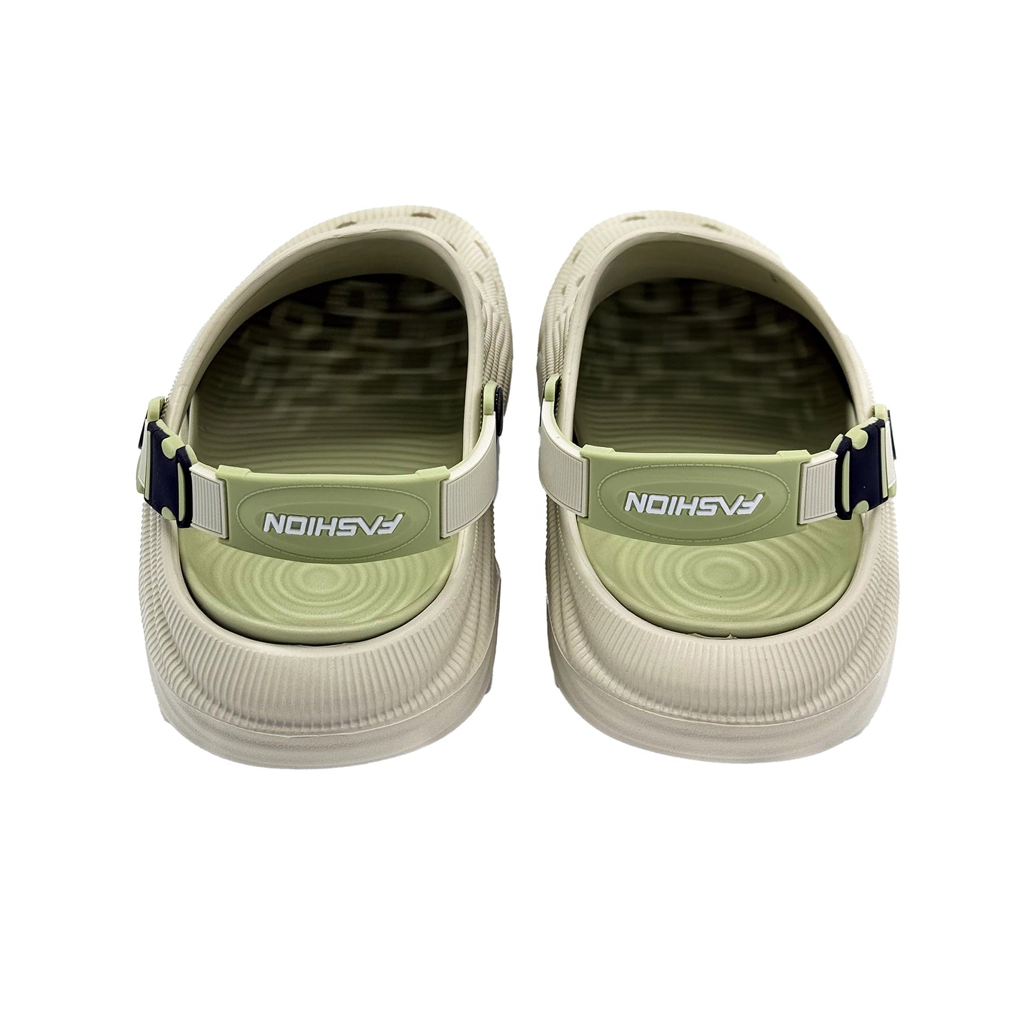Slipper with Holes Gray