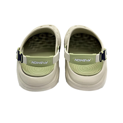 Slipper with Holes Gray