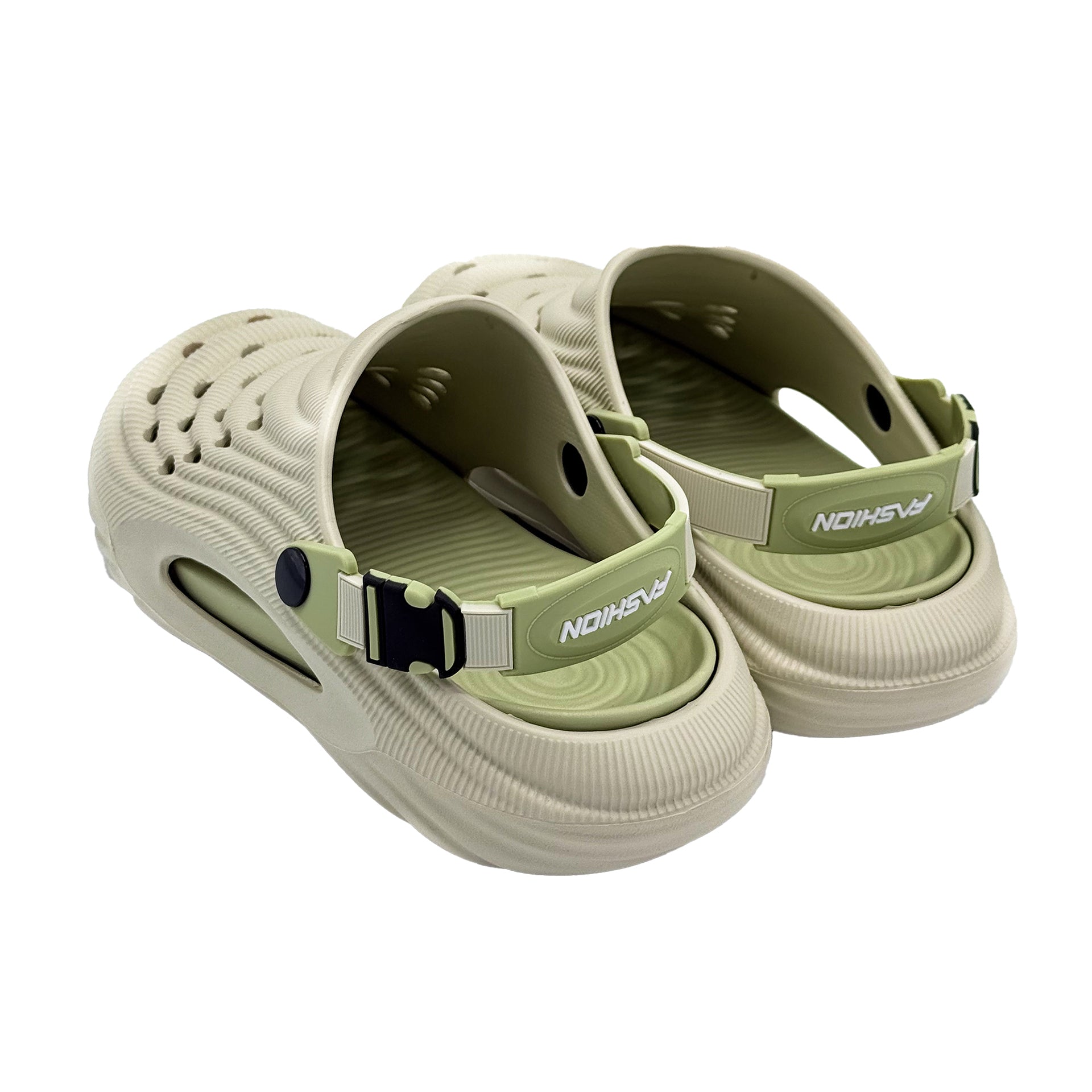 Slipper with Holes Gray