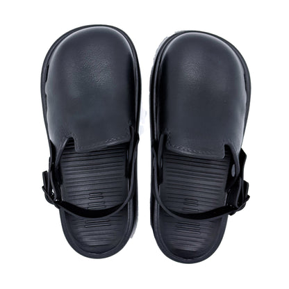 Clog Sandal Thick-Soled Lab Slipper Clogs Black