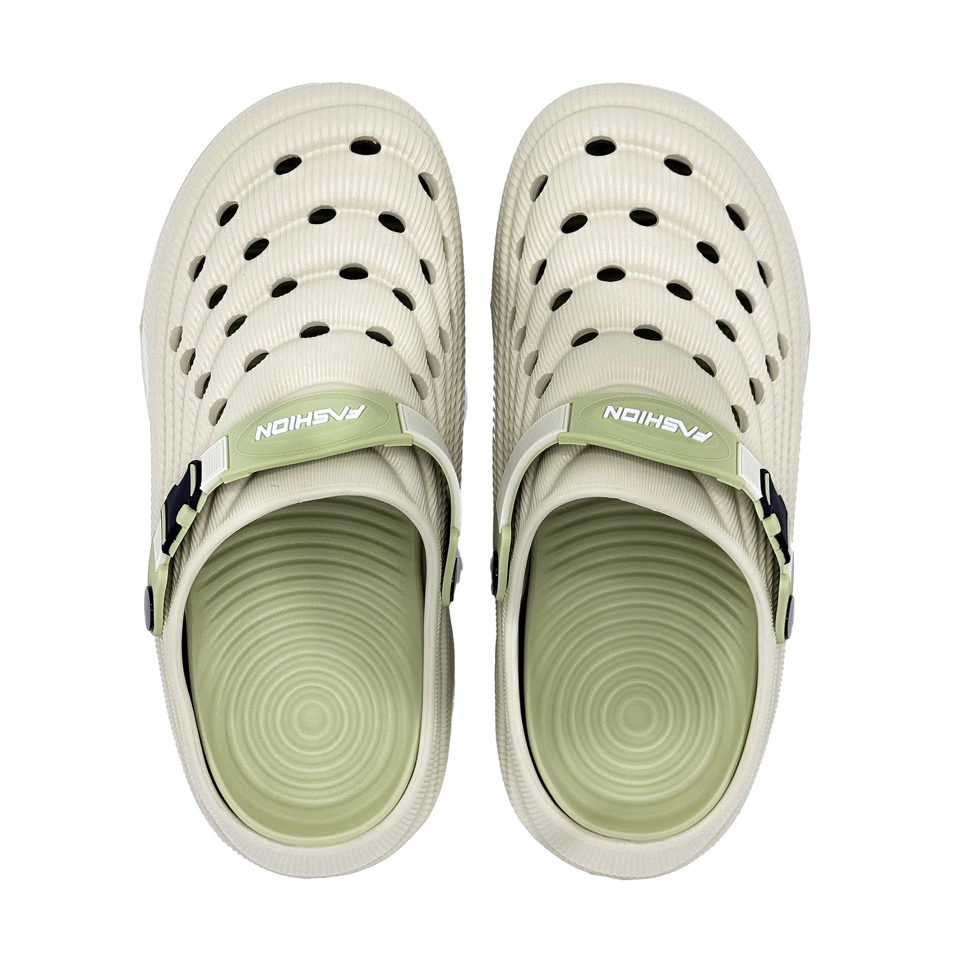 Slipper with Holes Gray