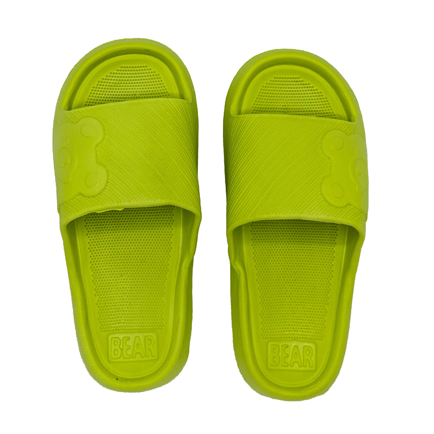 Slippers Summer Home Indoor Bathroom Anti-slip Slippers EVA Thick Bottom Soft Slippers Cute Cartoon Pattern Green