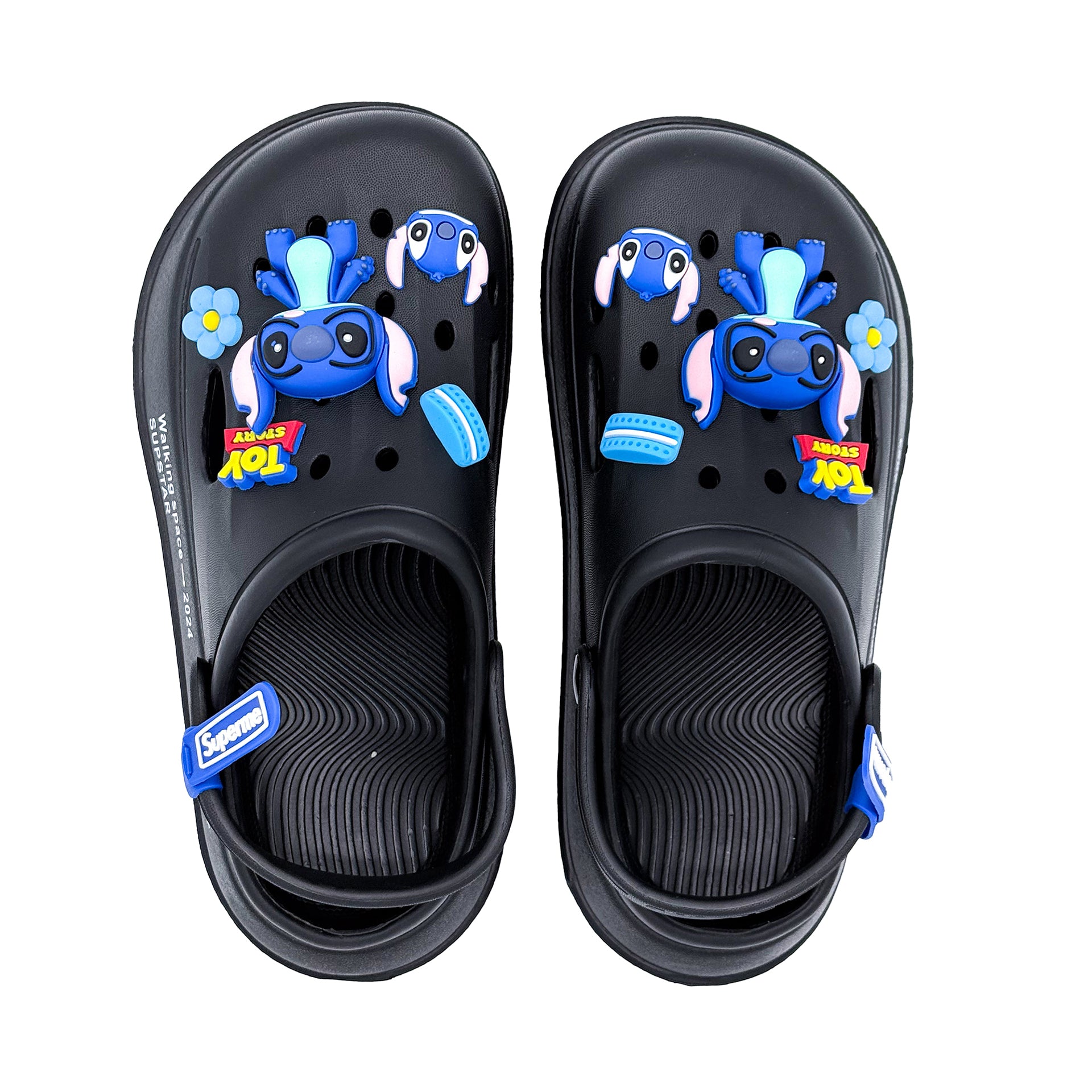 Stitch Slipper Black