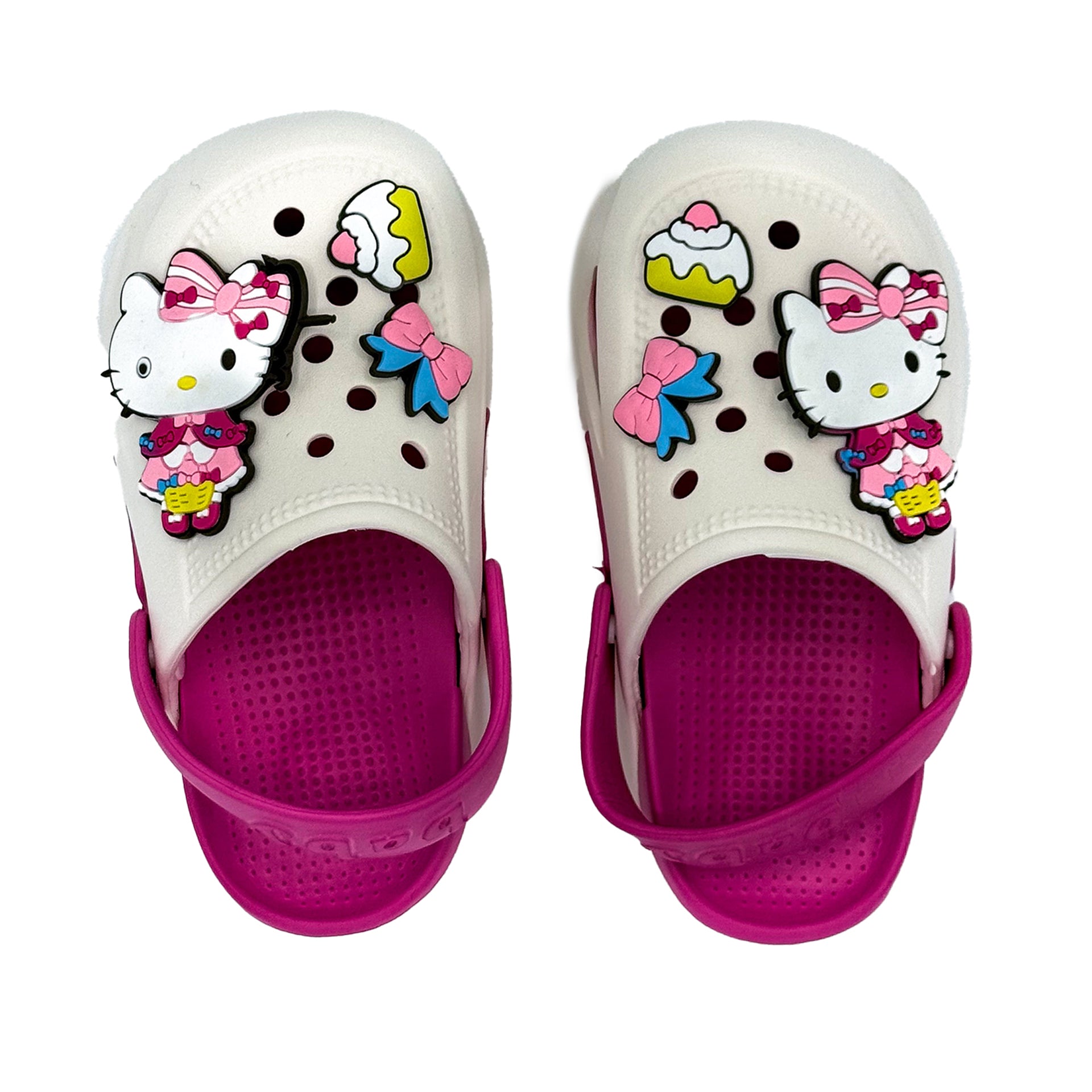 Hello Kitty Crocs Slipper White & Pink