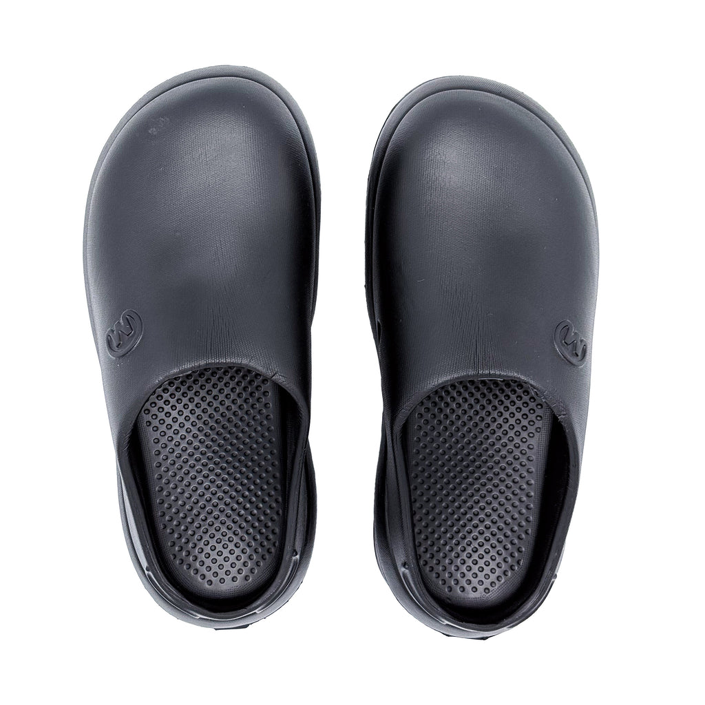 Black Thick sole Comfort Crocs