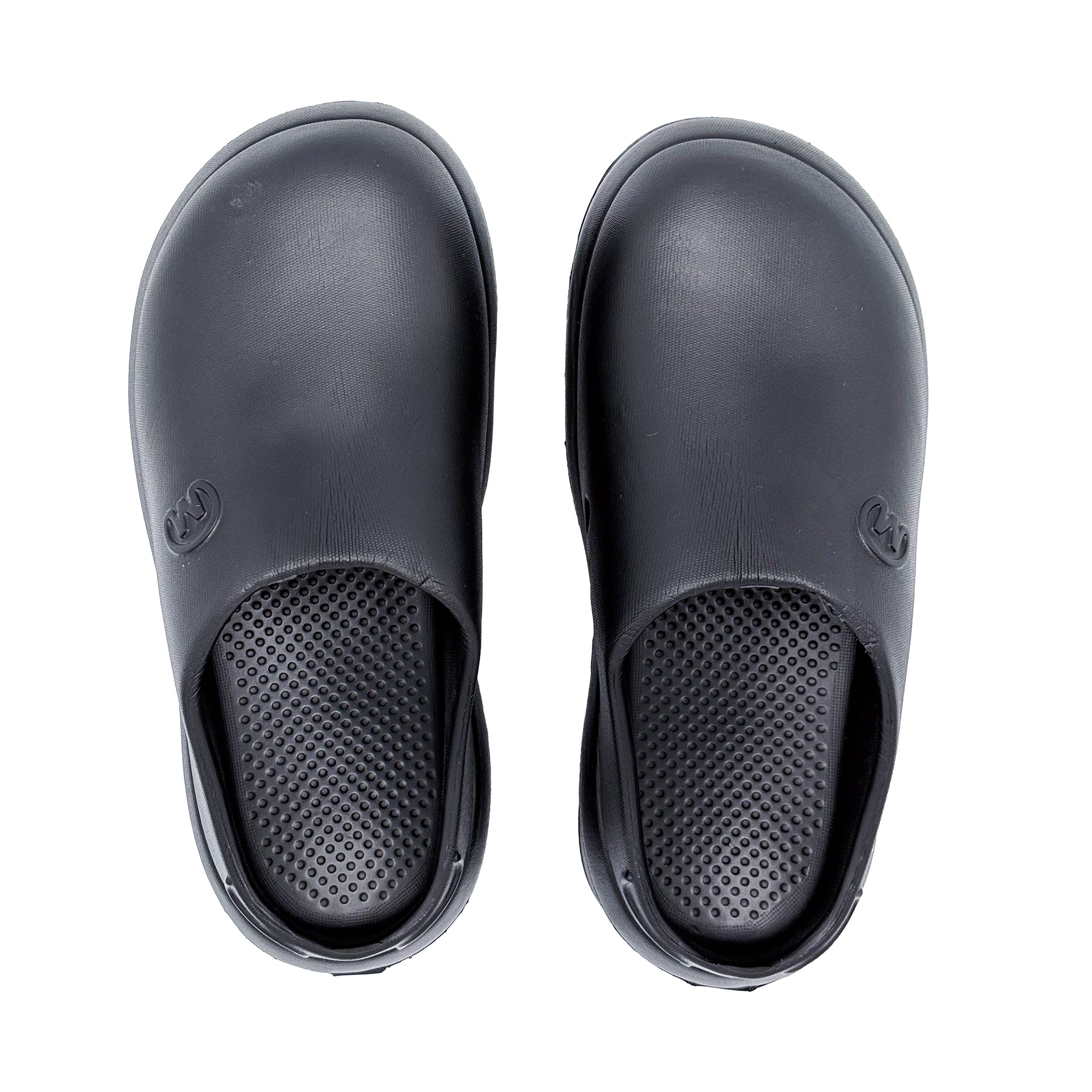 Black Thick sole Comfort Crocs