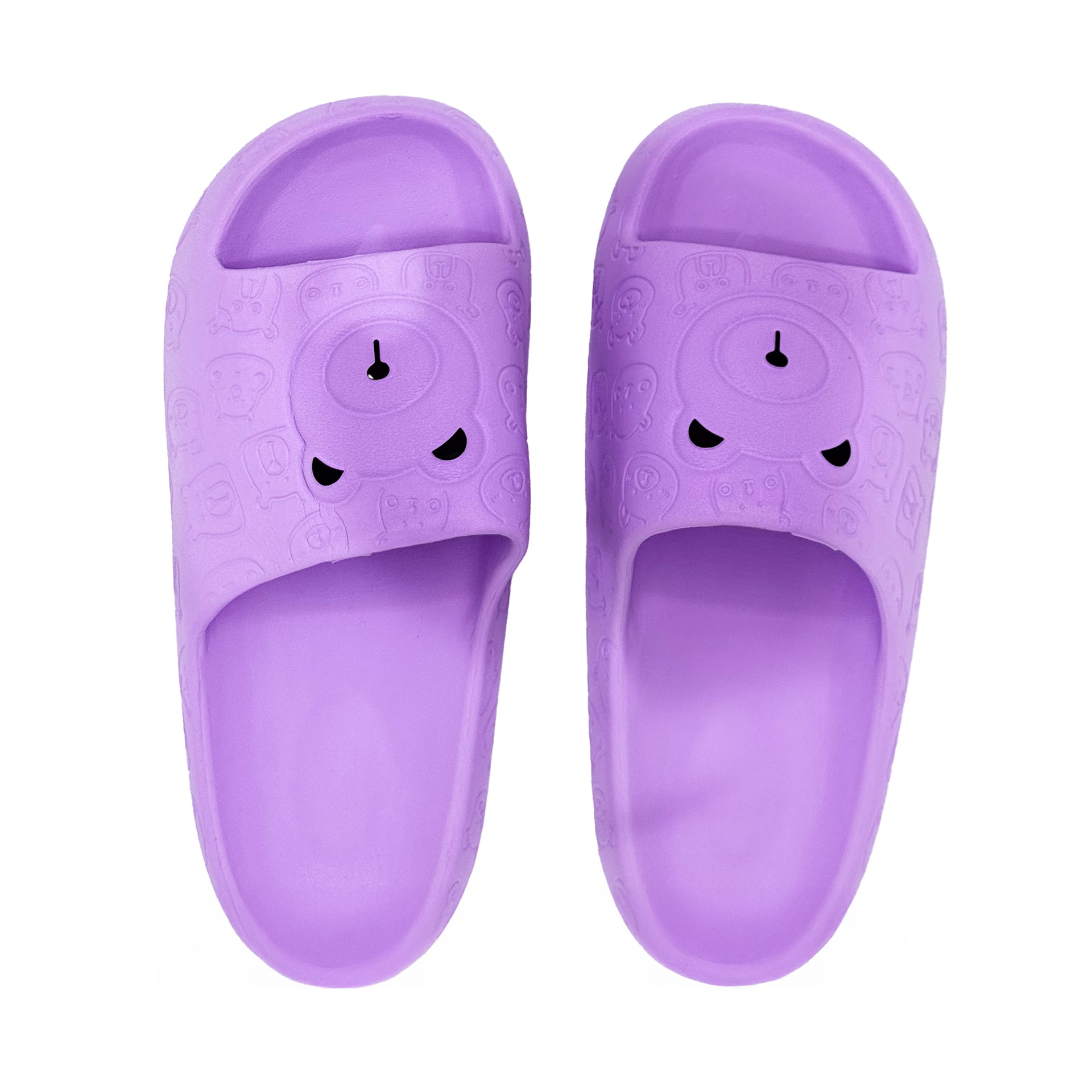 Cute Cartoon Bear Fashion Versatile Niche Couple Slouchy Slippers, Thick Bottom EVA Material Soft Comfortable Breathable Non-Slip