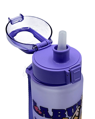 King Labubu School flask bottle Blue