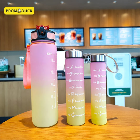 Three - motivating water bottles!