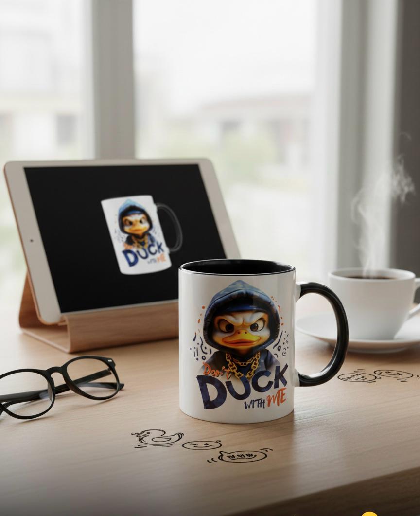 "Don't Duck With Me" - Ceramic Mug