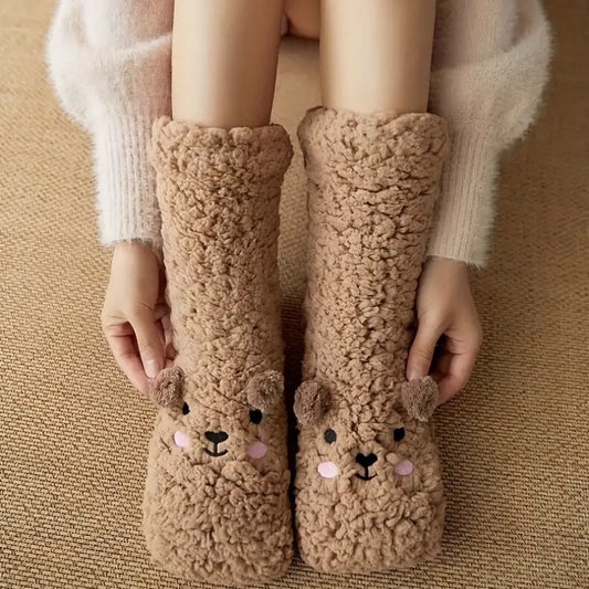 Fluffy Alpaca Socks 🧦❄️